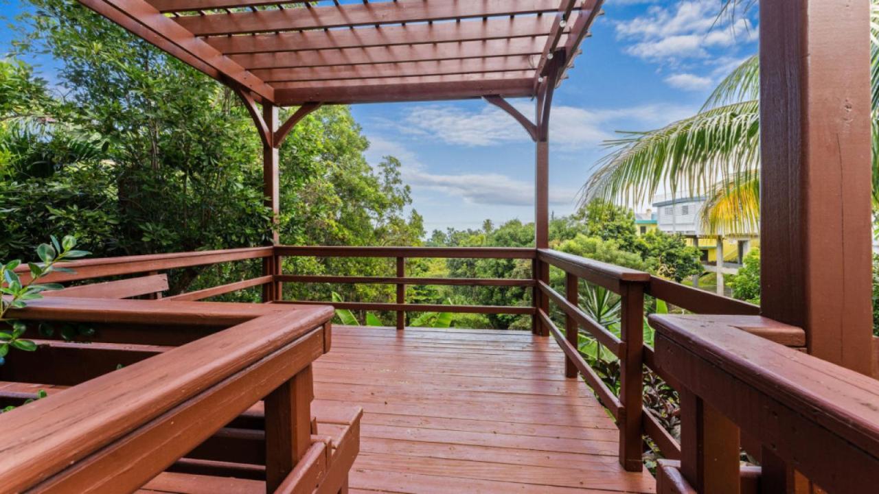 Casita 3 At Ceiba Tree Inn. Tranquility With Garden Views And Pergola With Ocean Overlook 林康 外观 照片